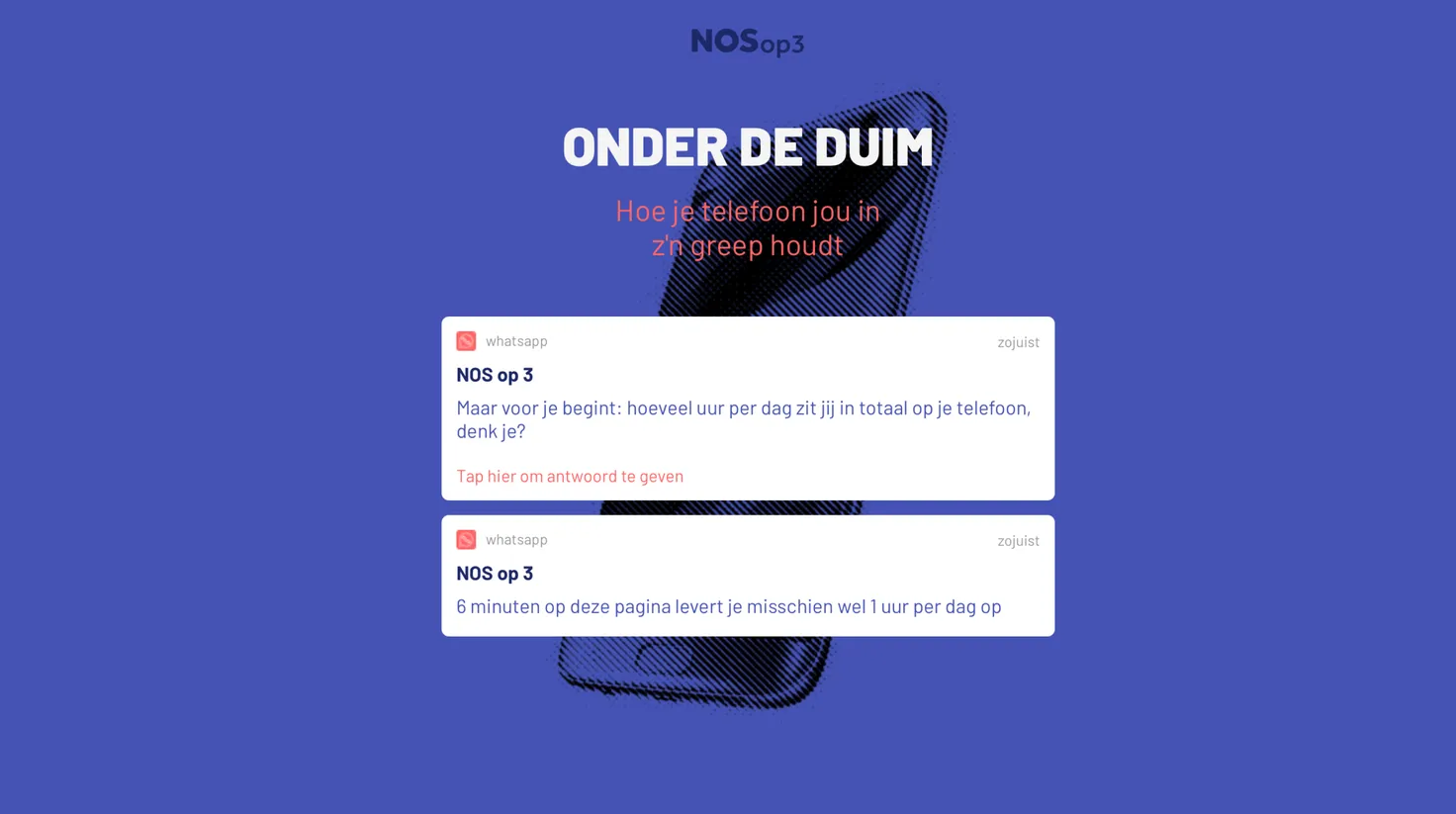 Onder de duim