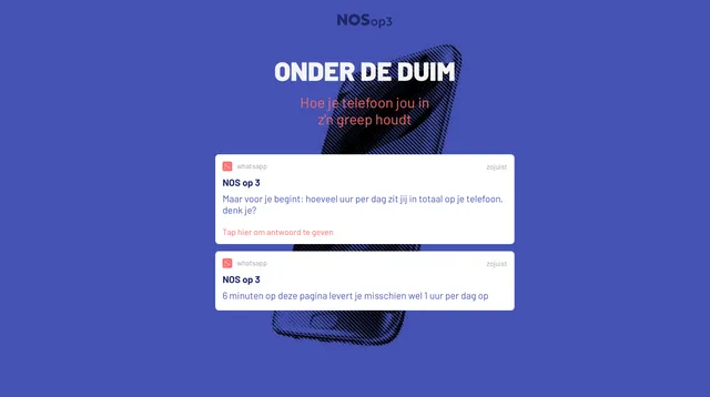 Onder de duim