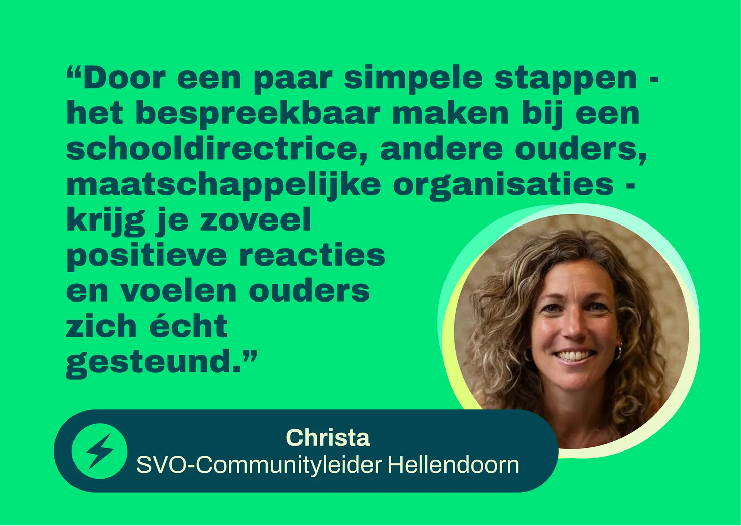 Quote poster Christa druk