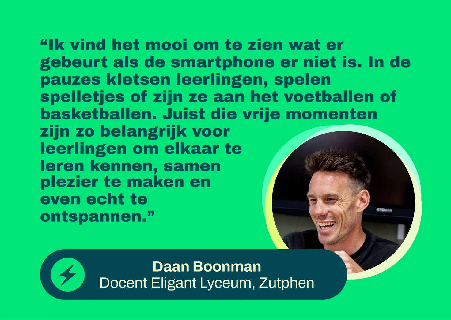 Quote poster Daan Boonman - Eligant Lyceum