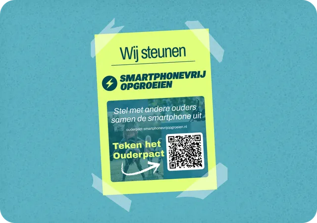 Shopify poster Wij steunen